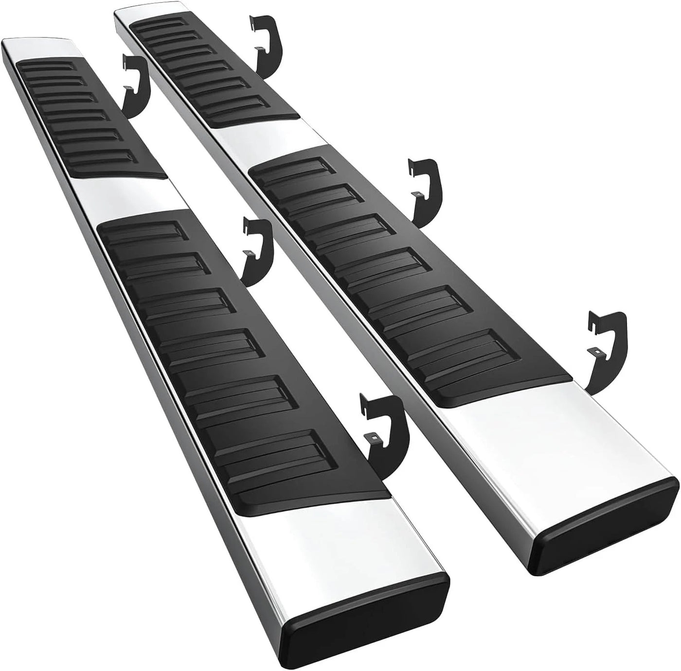 Running Boards For 2007-18 Chevy Silverado/Sierra 1500 Double Cab 6" Side Steps image 1