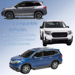 6" Running Boards For 2016-2022 Honda Pilot ABS Nerf Bars Side Steps Steel image 2