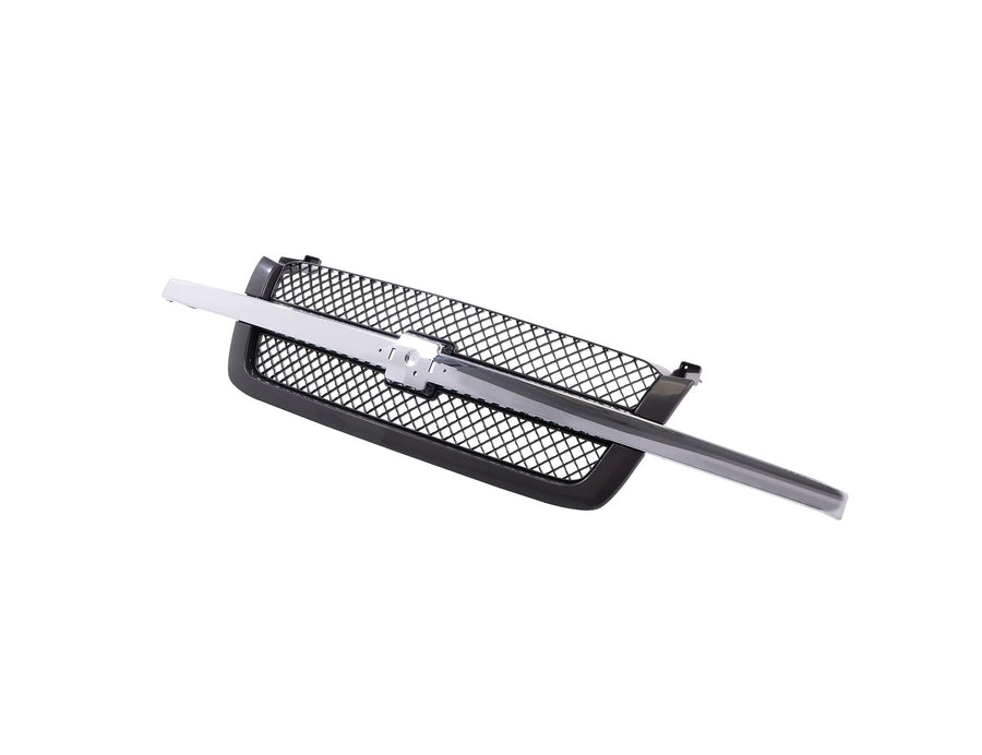 Grille w/ Chrome Molding Strip For 03-06 Avalanche 1500 Silverado 1500 GM1200489