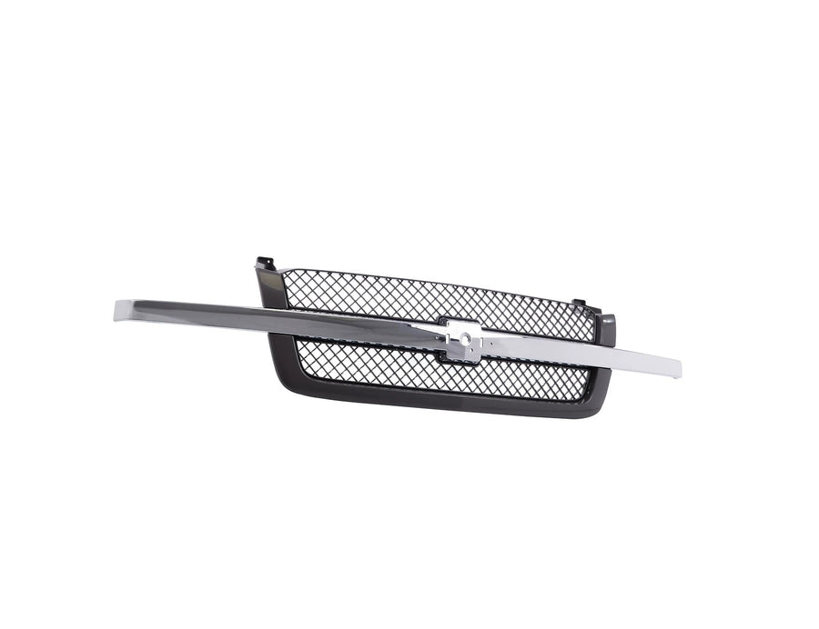 Grille w/ Chrome Molding Strip For 03-06 Avalanche 1500 Silverado 1500 GM1200489