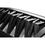 For 2007-2018 Jeep Wrangler JK JKU Front Shark Grille Mat Black image 3