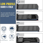 5.5FT FRP Low Profile Hard 4-Fold Tonneau Cover For 2022-2026 Toyota Tundra Bed image 3
