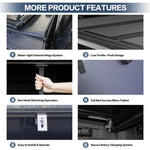 5.5FT FRP Low Profile Hard 4-Fold Tonneau Cover For 2022-2026 Toyota Tundra Bed image 5