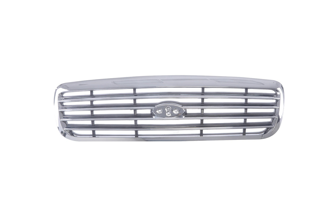 Grille Chrome Shell Surrond with Gray Insert For 1998-2011 Ford Crown Victoria image 1