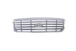 Grille Chrome Shell Surrond with Gray Insert For 1998-2011 Ford Crown Victoria image 1