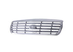 Grille Chrome Shell Surrond with Gray Insert For 1998-2011 Ford Crown Victoria image 3