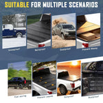 5FT FRP Low Profile Hard Tri-Fold Tonneau Cover For 2024-2026 Toyota Tacoma Bed image 9