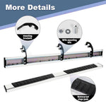 6" Running Boards For 2019-2026 Silverado Sierra 1500 Double Cab Nerf Bars image 7