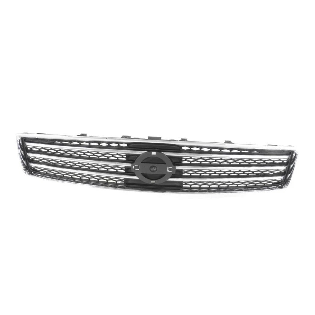 Chrome Grille Shell Surrond with Dark Gray Insert For 2009-2011 Nissan NI1200231 image 1