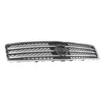 Chrome Grille Shell Surrond with Dark Gray Insert For 2009-2011 Nissan NI1200231 image 2