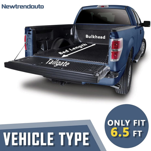 6.5FT FRP Low Profile Hard 4-Fold Tonneau Cover For 2014-2021 Toyota Tundra Bed image 2