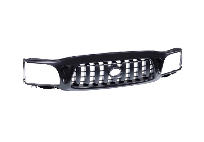 Full Black Grille Grill For 01-04 Toyota Tacoma DLX Model Pickup Truck TO1200246