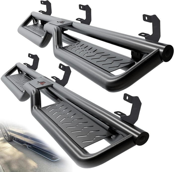 Running Boards For 2019-2026 Silverado Sierra 1500 Double/Extended Cab Drop Step