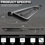 Running Boards For 2019-2026 Silverado Sierra 1500 Double/Extended Cab Drop Step image 4