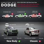 Running Boards For 2019-2026 Dodge Ram 1500 Quad Cab Drop Side Steps Nerf Bars image 2