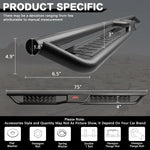 Running Boards For 2019-2026 Dodge Ram 1500 Quad Cab Drop Side Steps Nerf Bars image 3