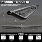 Running Boards For 2005-2023 Toyota Tacoma Double Cab Drop Side Steps Nerf Bars image 3