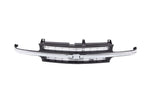 Black Grille w/Chrome Molding Trim For 99-02 Chevy Silverado 1500 00-06 Suburban image 1
