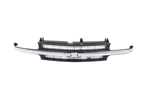 Black Grille w/Chrome Molding Trim For 99-02 Chevy Silverado 1500 00-06 Suburban image 1