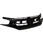 Black Grille Grill for Honda Civic Sedan 2019-2021 HO1200242 image 3