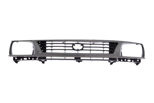 Black Grille Replacement For 1995 1996 Toyota Pickup Truck 2 Wheel Drive Only image 1