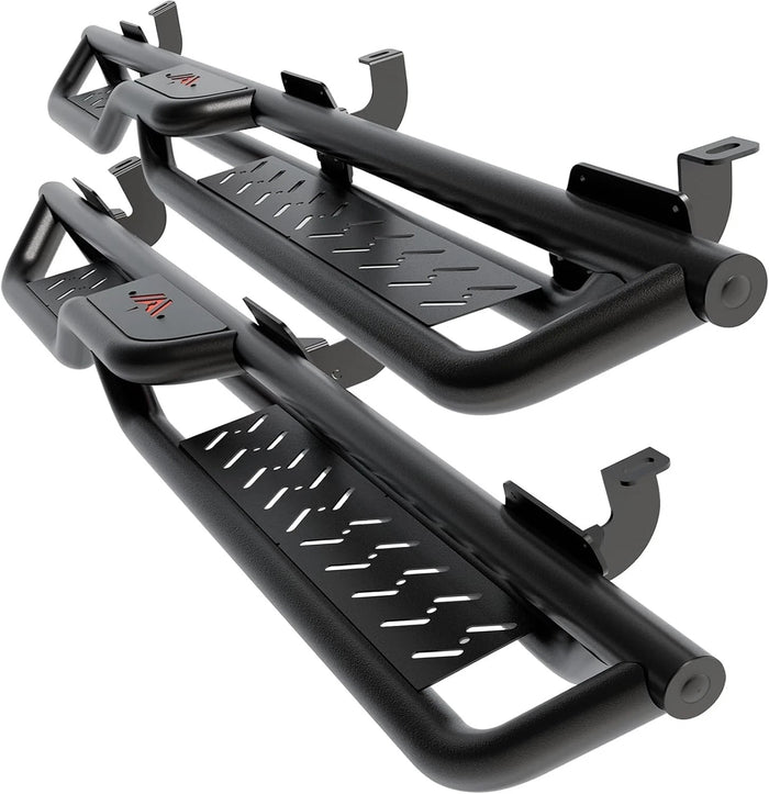 Running Boards For 2007-2018 Jeep Wrangler JK 4 Doors Drop Side Steps Nerf Bars