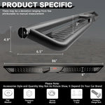 Running Boards for 2019-2026 Chevy Silverado Sierra 1500 Crew Cab Drop Step Bars image 4