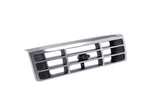Front Chrome Shell Grille Assembly w/Gray Insert for 1992-96 Ford Pickup/Bronco image 5