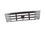 Front Chrome Shell Grille Assembly w/Gray Insert for 1992-96 Ford Pickup/Bronco image 6