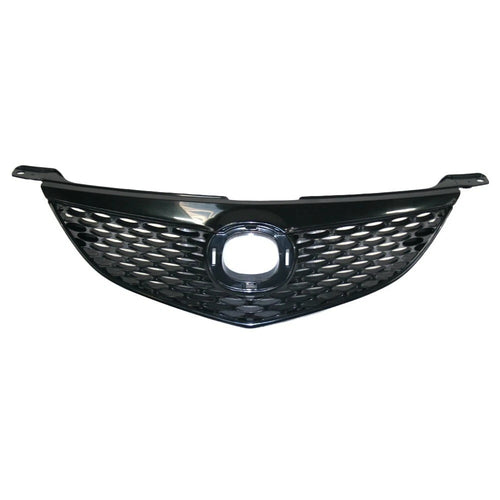 Black Grille w/ Emblem Provision Holes For 2004-2006 Mazda 3 Sedan 4-Door image 1
