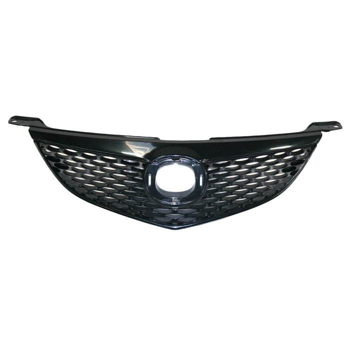 Black Grille w/ Emblem Provision Holes For 2004-2006 Mazda 3 Sedan 4-Door
