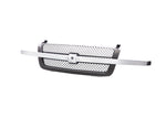 Black Grille Mesh Insert w/ Chrome Center Bar For 2003-2006 Chevy Silverado 1500 image 2