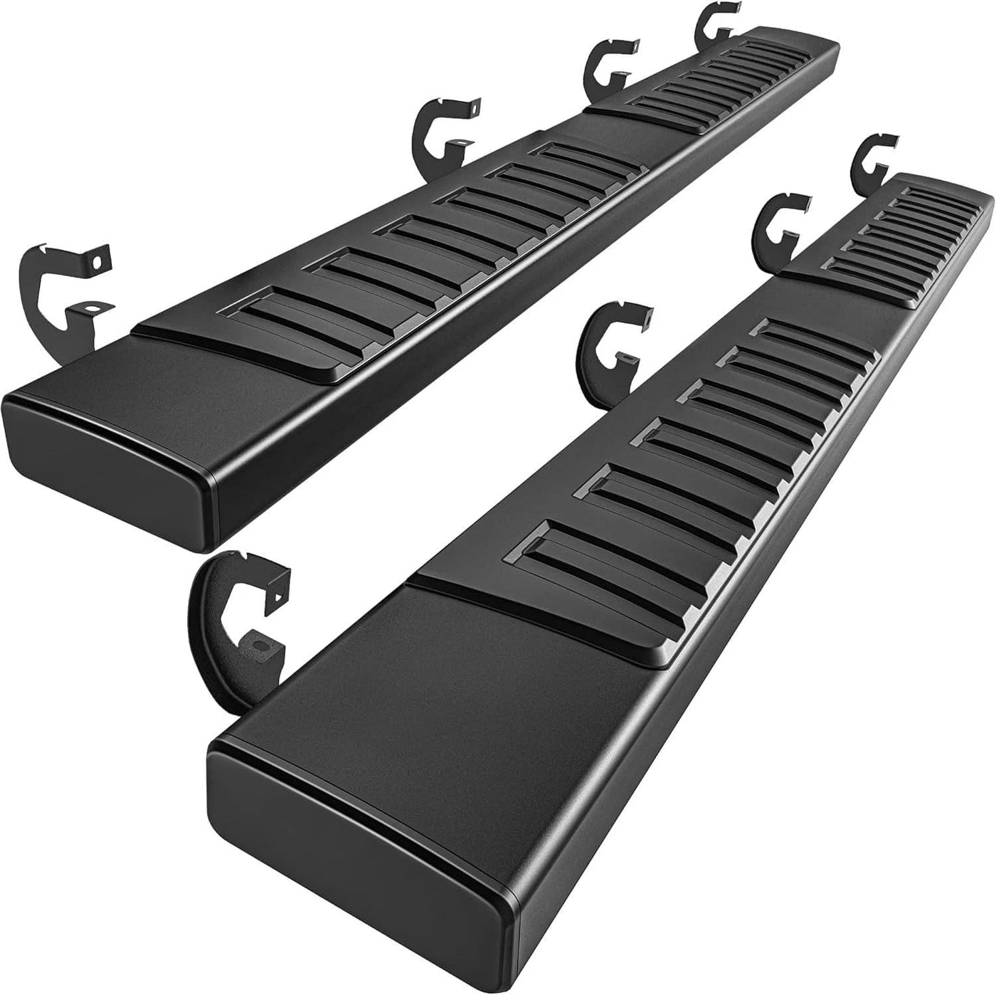 Running Boards For 09-14 Ford F150 Super Cab 6" Black Side Steps Nerf Bar 2PCS image 1