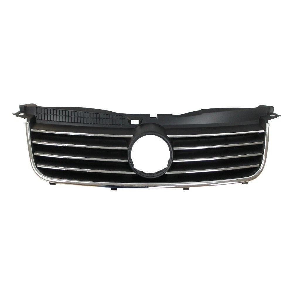 Chrome Grille Shell Surrond with Black Insert For 2001-2005 Volkswagen Passat B5 image 1
