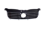 Chrome Grille Shell Surrond with Black Insert For 2001-2005 Volkswagen Passat B5 image 2