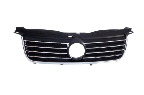 Chrome Grille Shell Surrond with Black Insert For 2001-2005 Volkswagen Passat B5 image 2