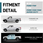 Running Boards For Ford 15-26 F150&17-26 F250 F350 Super Duty Crew Cab Side Step image 2