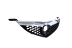 Grille Assembly Chrome Molding w/ Black Honeycomb Insert For 2007-2009 Mazda 3 image 3
