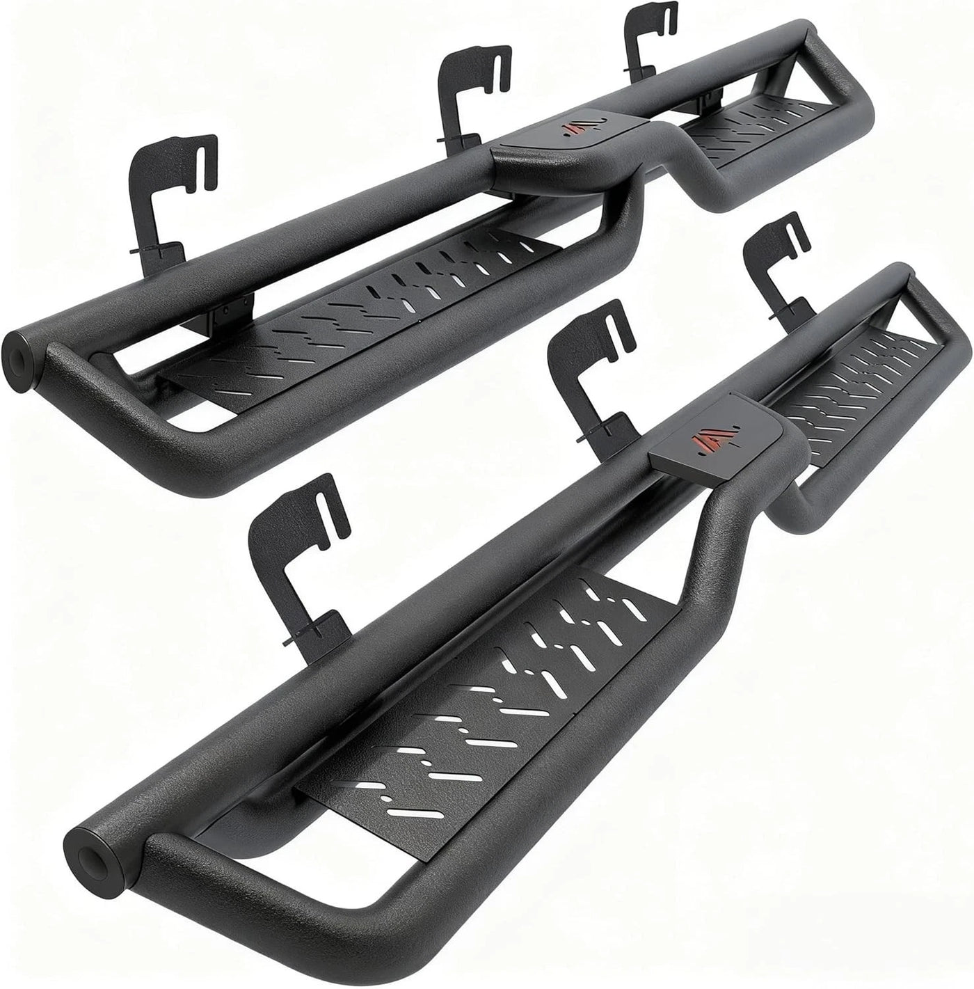 Running Boards For 09-14 Ford F150 Super Crew Cab Side Steps Nerf Bars Black image 1