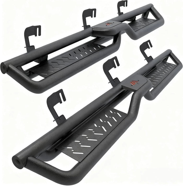 Running Boards For 09-14 Ford F150 Super Crew Cab Side Steps Nerf Bars Black