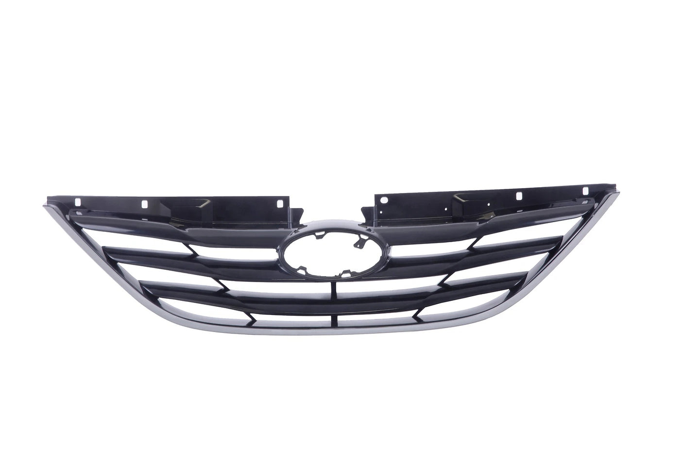 Grille Chrome Surrond w/ Black Insert For 2011-13 Hyundai Sonata Sedan HY1200154 image 1