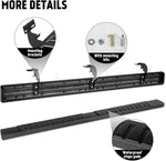 Running Boards For 09-23 Dodge Ram 1500/Classic Quad Cab Black 6" Side Steps Bar image 6