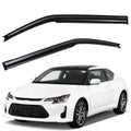 For 2011-2016 Scion TC Coupe 2-Door 3D Wavy Window Visor Vent Shade Rain Guards