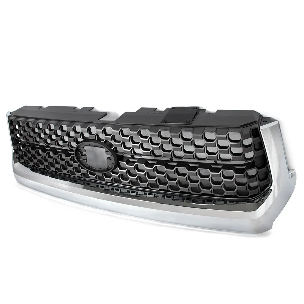 Front Bumper Grille TRD Style Chrome &amp; Gray Fit For Toyota Tundra 2014-2021