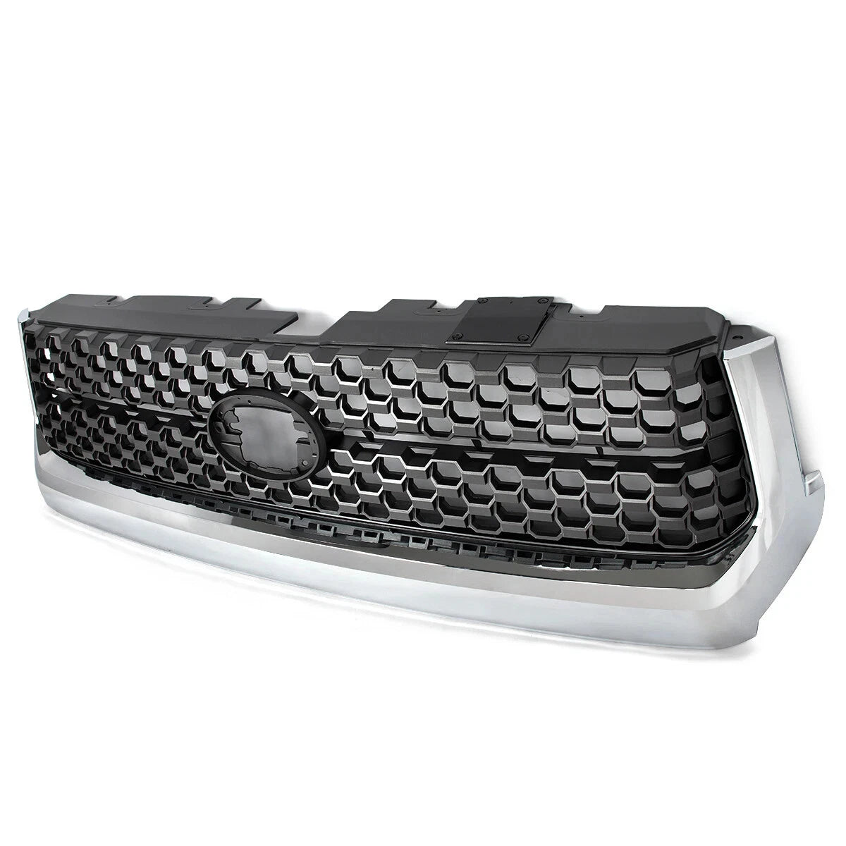 Front Bumper Grille TRD Style Chrome &amp; Gray Fit For Toyota Tundra 2014-2021