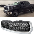 Front Bumper Grille TRD Style Chrome &amp; Gray Fit For Toyota Tundra 2014-2021