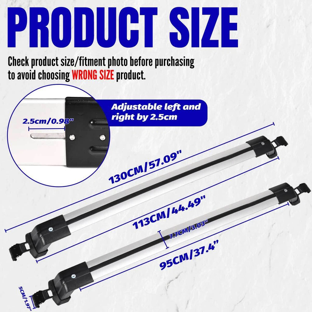 For Honda Fit 2010-2020 Top Roof Rack Cross Bar Luggage Cargo Carrier W/ Lock CT