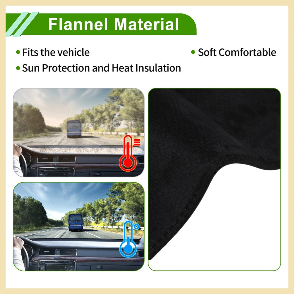 Dashboard Cover Fit for BMW 7-Series 2016-2020 Black 1 Pc