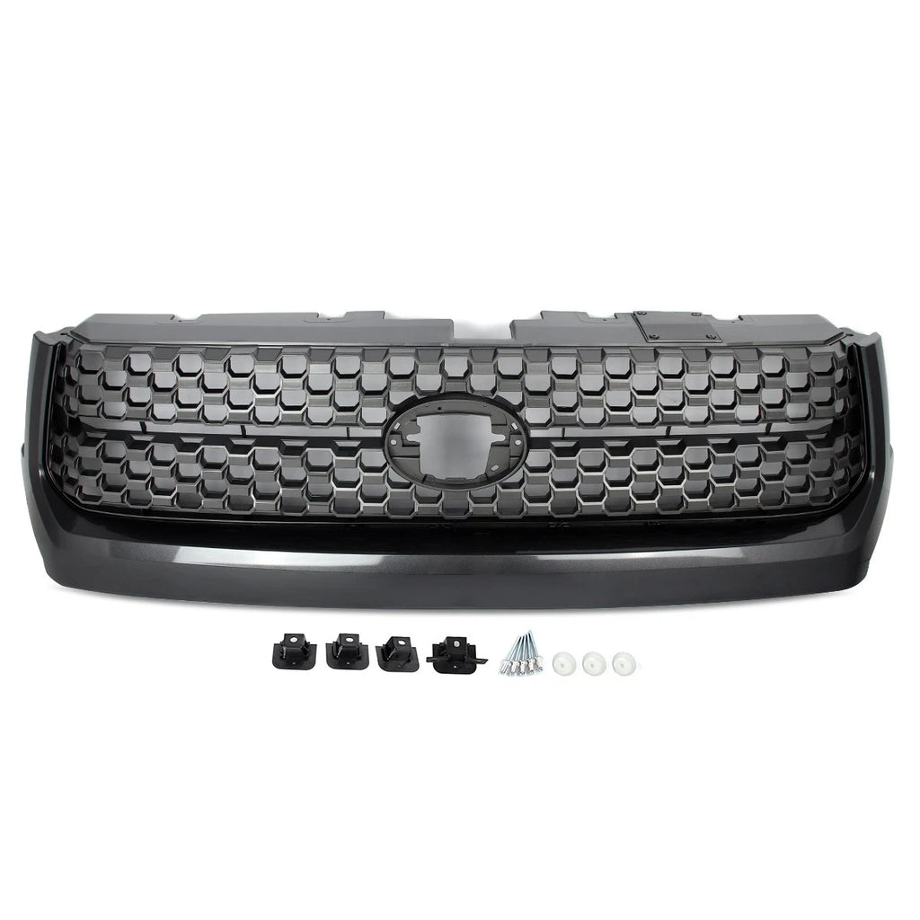 Honeycomb TRD Style Front Bumper Upper Grille Grill For 2014-2021 Toyota Tundra