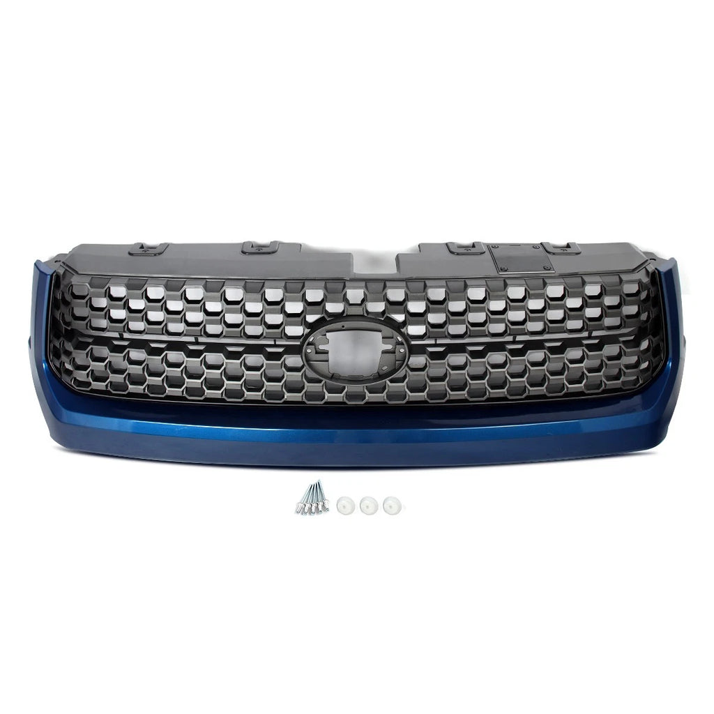 Honeycomb TRD Style Front Bumper Upper Grille Grill For 2014-2021 Toyota Tundra
